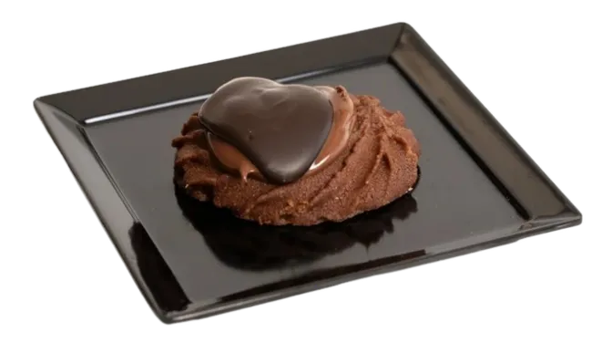 biscotto al cioccolato con cioccolato