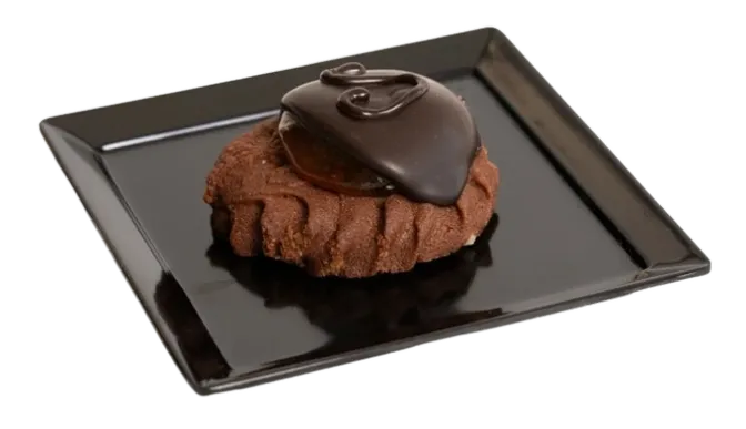 biscotto al cioccolato con caramello