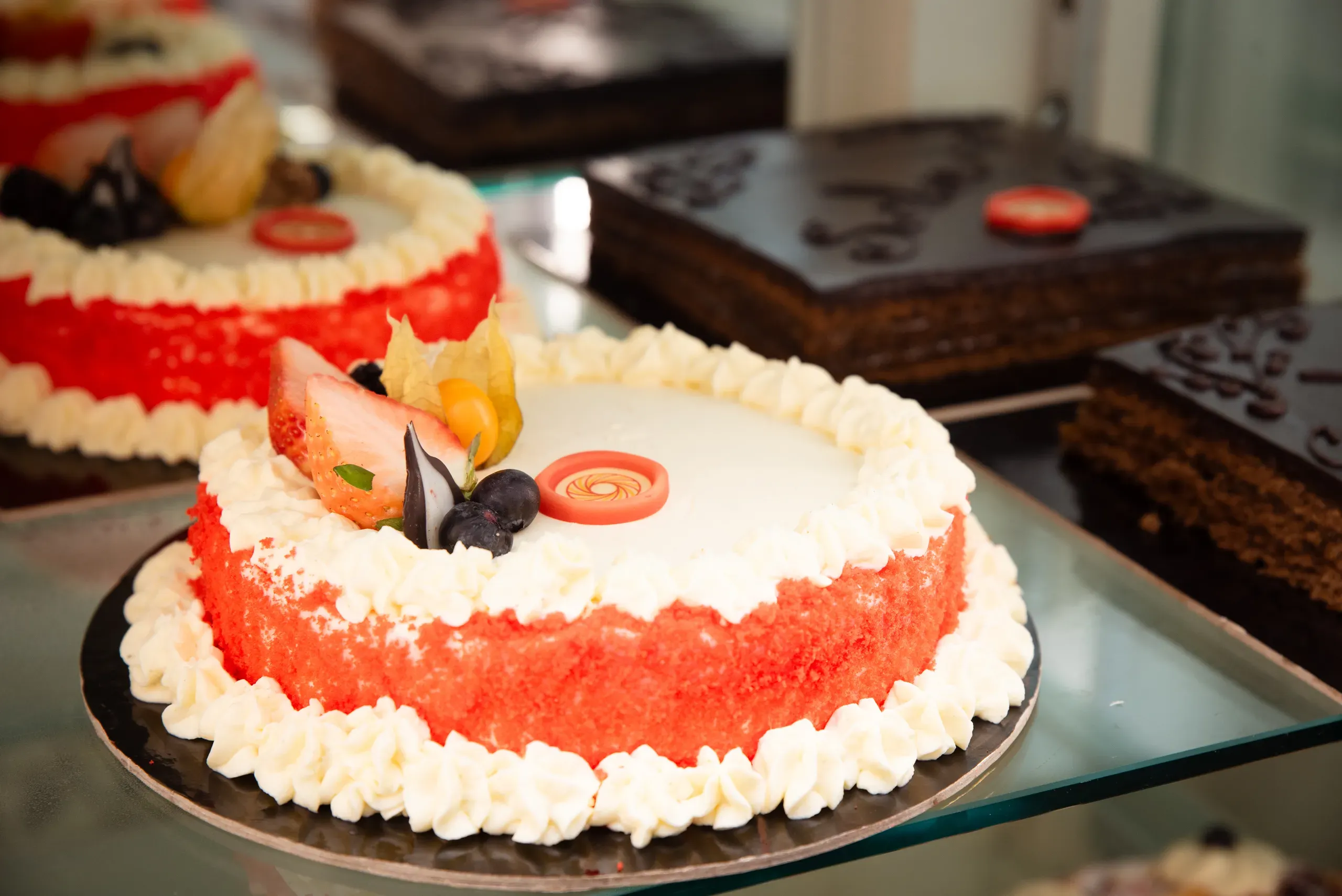 Torta con fragole