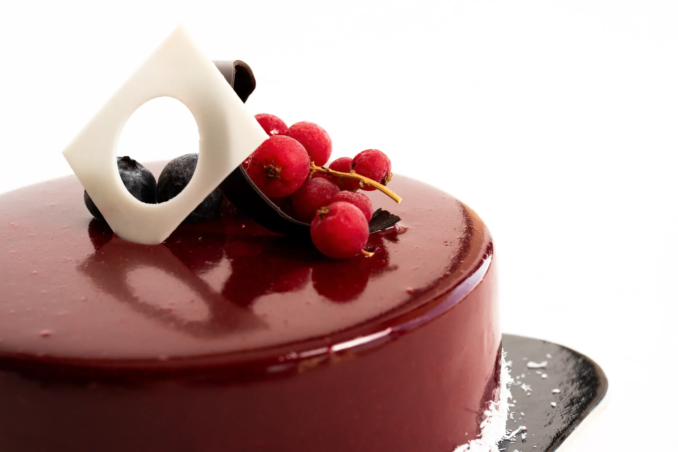 Torta con lamponi dettaglio