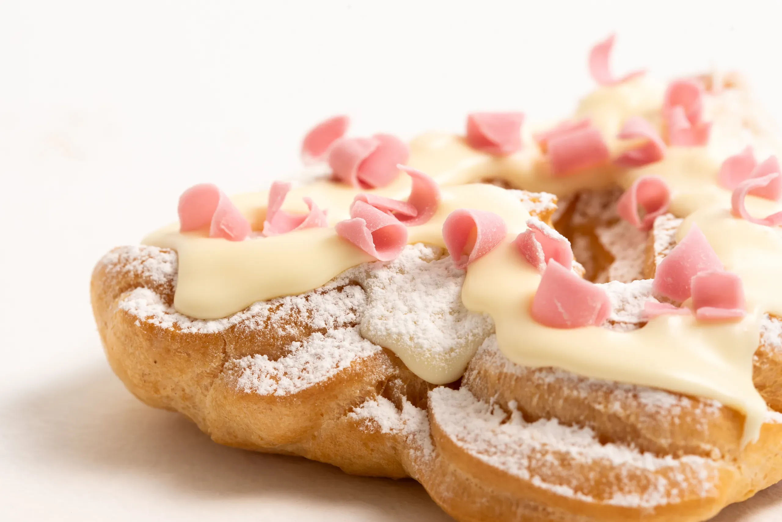 Zeppola di San Valentino dettaglio